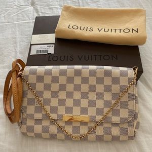 LOUIS VUITTON FAVORITE MM DAMIER AZUR